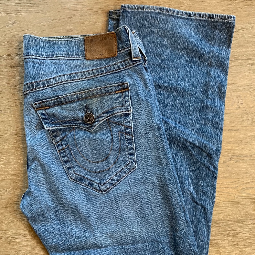 True Religion Billy Relaxed Boot Cut Jeans